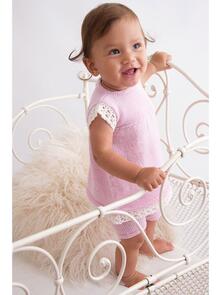 Lana Grossa Pattern / Kit - Cool Wool Baby - Infants Tunic & Pants (0094)