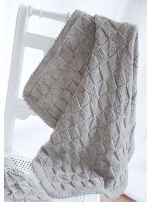 Lana Grossa Pattern / Kit - Cool Wool Big - Infants Blanket (0112)