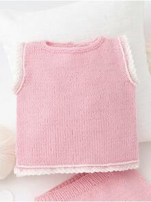 Lana Grossa Pattern / Kit - Cool Wool Baby - Infants Top (0085)
