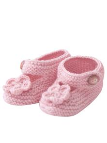Lana Grossa Pattern / Kit - Cool Wool Baby - Infants Booties (0083)