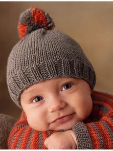 Lana Grossa Pattern / Kit - Cool Wool Big - Infants Hat (0123)