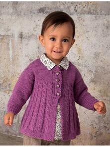 Lana Grossa Pattern / Kit - Cool Wool Big - Infants Coat (0125)