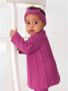 Lana Grossa Pattern / Kit - Cool Wool Baby - Infants Dress (0078)