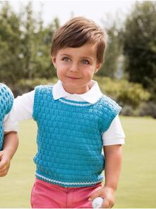 Lana Grossa Pattern / Kit - Cool Wool - Childs Slipover (0002)
