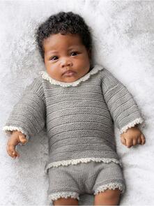 Lana Grossa Pattern / Kit - Cool Wool Baby - Infants Pullover (0061)