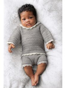 Lana Grossa Pattern / Kit - Cool Wool Baby - Infants Pants (0075)