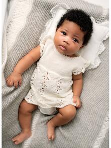 Lana Grossa Pattern / Kit - Cool Wool Baby - Infants Dress (0074)
