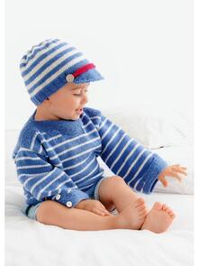 Lana Grossa Pattern / Kit - Cool Wool Baby - Infants Pullover (0051)