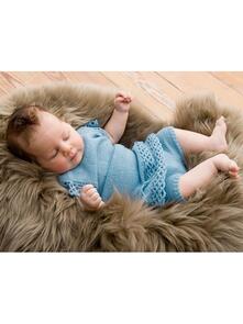 Lana Grossa Pattern / Kit - Cool Wool Baby - Infants Dress & Pants (0102)