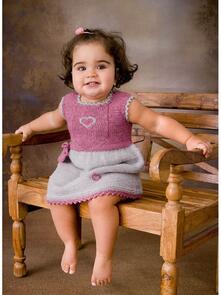 Lana Grossa Pattern / Kit - Cool Wool Big - Childs Dress (0121)