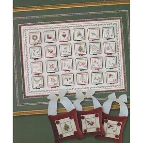 JBW Designs  Cross Stitch Pattern - Advent Calendar & Petite Ornamentals