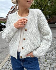 Petite Knit Jenny Jacket V-neck - Knitting Pattern / Kit