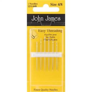 John James  Easy Threading Needles - Size 4/8
