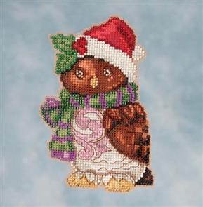 Mill Hill Jim Shore Bead & Cross Stitch Kit: Owl