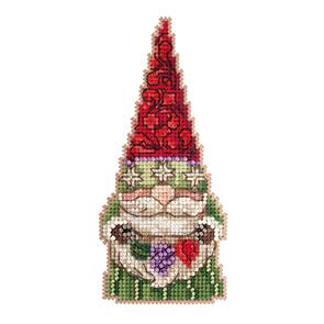 Mill Hill Jim Shore Bead & Cross Stitch Kit - Gnome with Ornaments