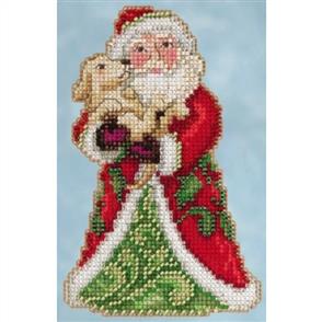 Mill Hill Jim Shore Bead & Cross Stitch Kit - Best Friend Santa