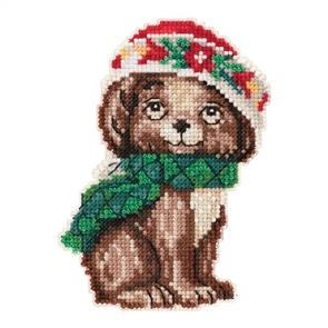 Mill Hill Jim Shore Bead & Cross Stitch Kit - Puppy