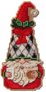 Mill Hill Cross Stitch Kit - Jim Shore's 2024 Christmas – Milk & Cookie Gnome