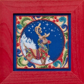 Mill Hill Cross Stitch Kit - Jim Shore's Winter Series - Reindeer