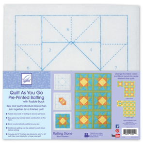 June Tailor QAYG - Rolling Stone Quilt - 6 blocks per pack