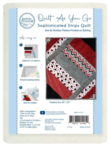 June Tailor QAYG Lap Quilt - Sophisticated Strips Lap Quilt