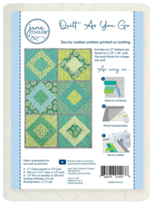 June Tailor QAYG - Paris on Point Quilt - 6 blocks per pack