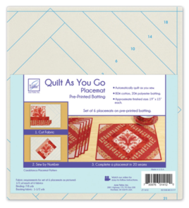June Tailor QAYG Placemats  - Casablanca - 6 per pack