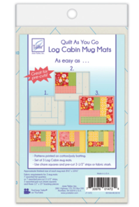 June Tailor QAYG Log Cabin Mug Mats - 3 per pack