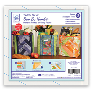June Tailor QAYG Utility Shopper's Totes - 3 per pack