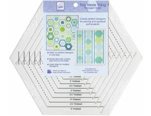 June Tailor  You Hexie Thing Hexagon Ruler
