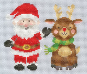 Bothy Threads Cross Stitch Kit - Merry Friends (Little Stitchers Range)