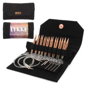 Lykke Cypra Copper Needles3.5" Interchangeable Needles Black  -  9 pairs