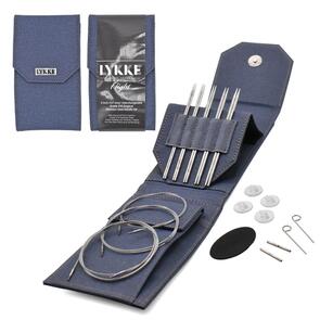 Lykke 5" Interchangeable FLIGHT - (MINI) - SET - "Faux Waxed Canvas - Denim"