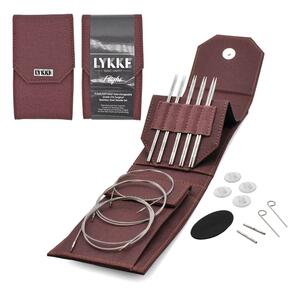Lykke 5" Interchangeable FLIGHT - (MINI) - SET - "Faux Waxed Canvas - Maroon"