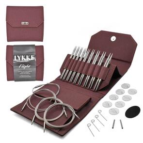Lykke 5" Interchangeable FLIGHT - (STANDARD) - SET - "Faux Waxed Canvas - Maroon"