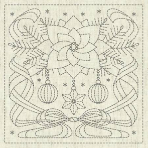 QH Textiles Pre-printed Sampler - Holiday Blessing