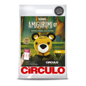 Circulo Amigurumi Kit   (ANIMAL BALL) Tiger