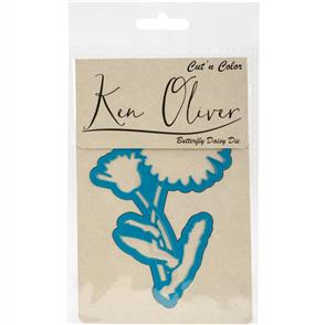 Ken Oliver Cut 'n Color Die - Butterfly Daisy (Clearance)