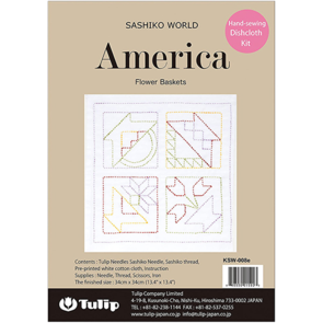 Tulip Sashiko World – America Flower Baskets
