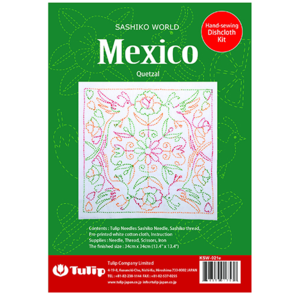 Tulip Sashiko World – Mexico Quetzal
