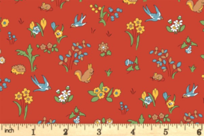 Liberty Woodland Walk - Forest Friends - Red