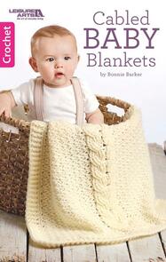 Leisure Arts  Cabled Baby Blankets Crochet Book
