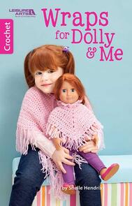 Leisure Arts  Wraps For Dolly & Me Crochet Book
