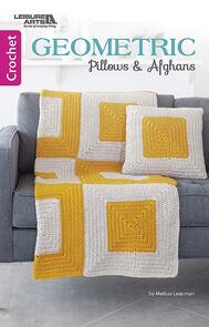Leisure Arts  Geometric Pillows & Afghans Crochet Book