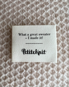 Petite Knit Label - What a great sweater - I made it! (large)