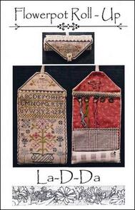 La-D-Da Cross Stitch Pattern - Flowerpot Roll-Up