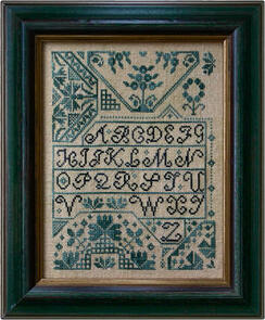 La-D-Da Cross Stitch Chart - Quaker Alphabet