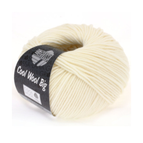 Lana Grossa Cool Wool Big DK, 100% Extra Fine Merino Yarn, 50g