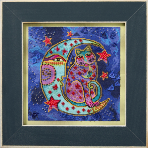 Mill Hill Laurel Burch Bead & Cross Stitch Kit - Moonside Cat (2025)