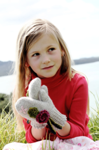 Lisa F LC10 - Secret Garden Mittens - Knitting Pattern / Kit